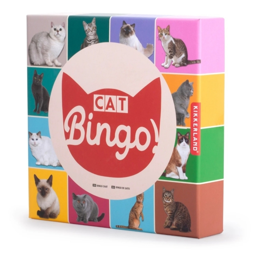 Cat Bingo Game Kikkerland Design New In Box